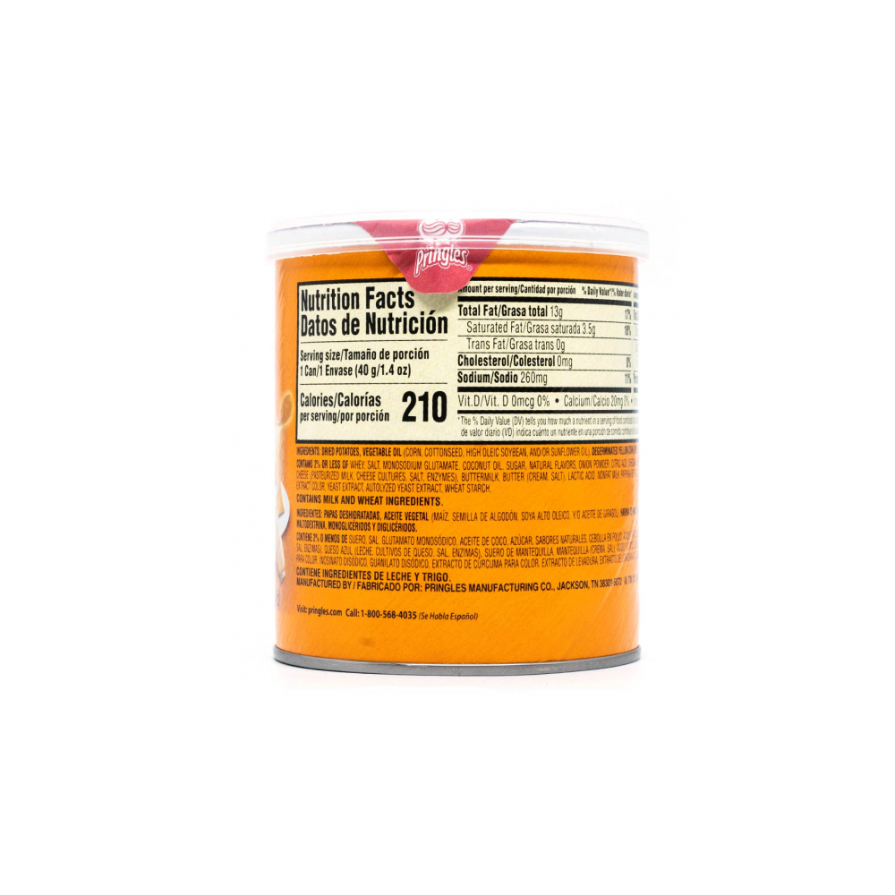 Papas fritas sabor queso cheddar Pringles (40 g / 1.41 oz) - Miniatura 4