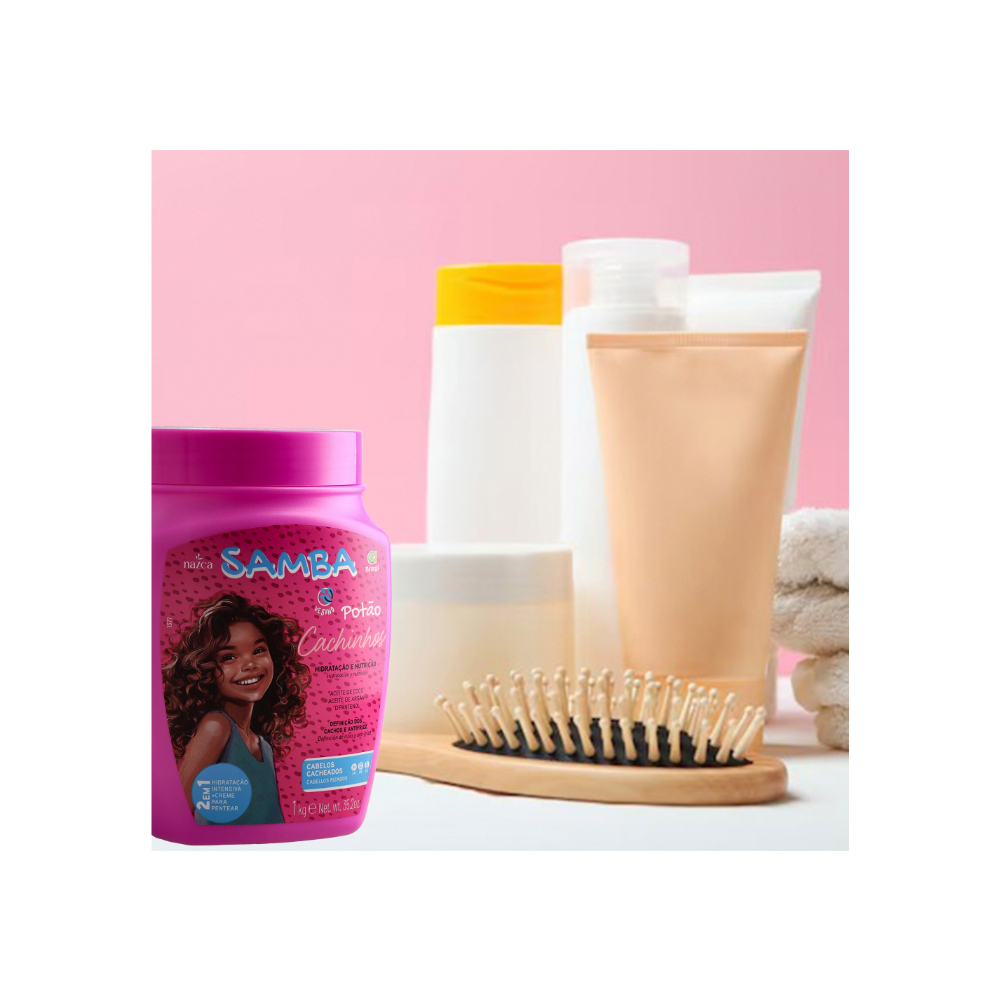 Tratamiento para el cabello 2 en 1 Potão Cachinhos Nazca Samba (1 kg / 2.2 lb) - Miniatura 4