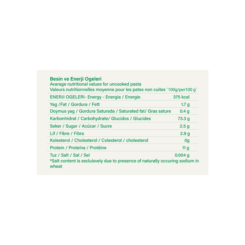 Espaguetis de sémola de trigo duro Arden Makarna (500 g / 1.1 lb) - Miniatura 4