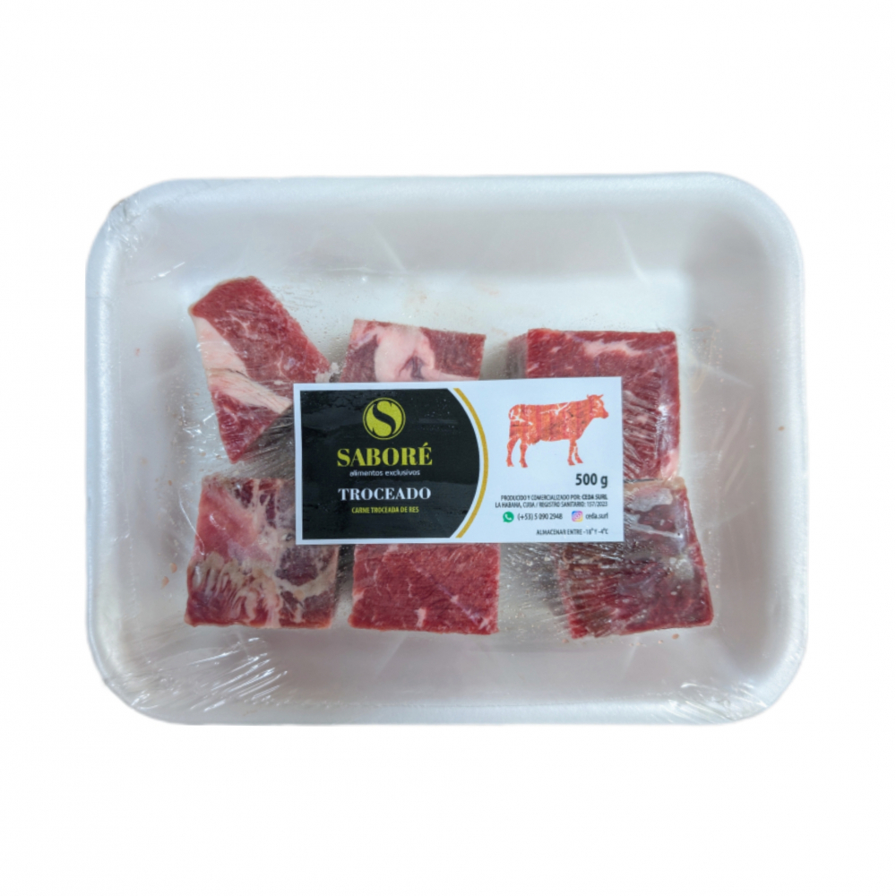 Carne de res de segunda troceada Saboré (500 g / 1.10 lb) - Miniatura 3