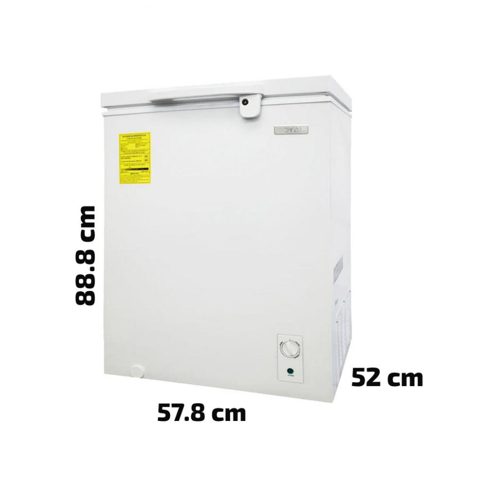 Congelador horizontal de 5.5 pies cúbicos blanca Royal RFH55 - Miniatura 3