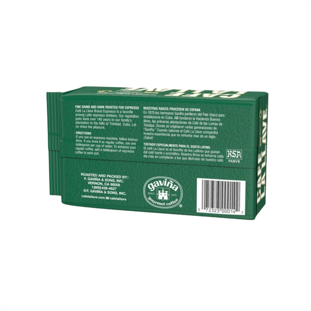 Café espresso La Llave (284 g / 10 oz) - Miniatura 2