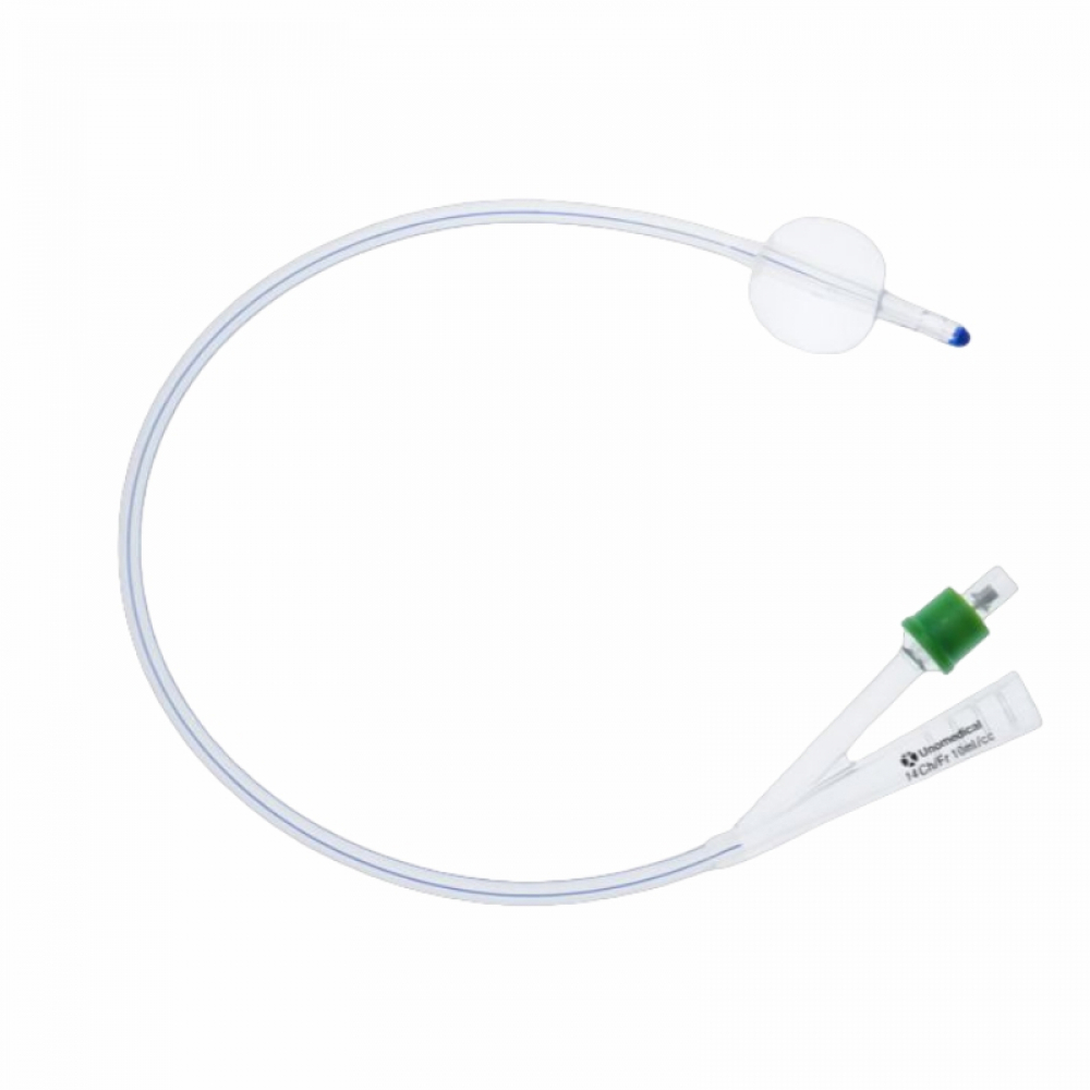 Catéter Foley 2 vías de silicona 14 fr 10 ml - Miniatura 2