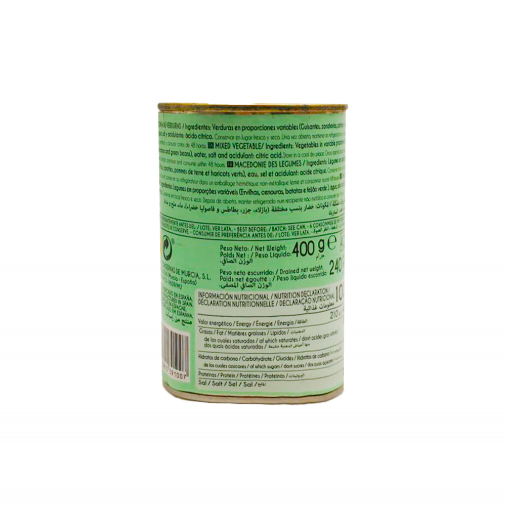 Macedonia de verduras Mocitos (400 g / 14.1 oz) - Miniatura 2