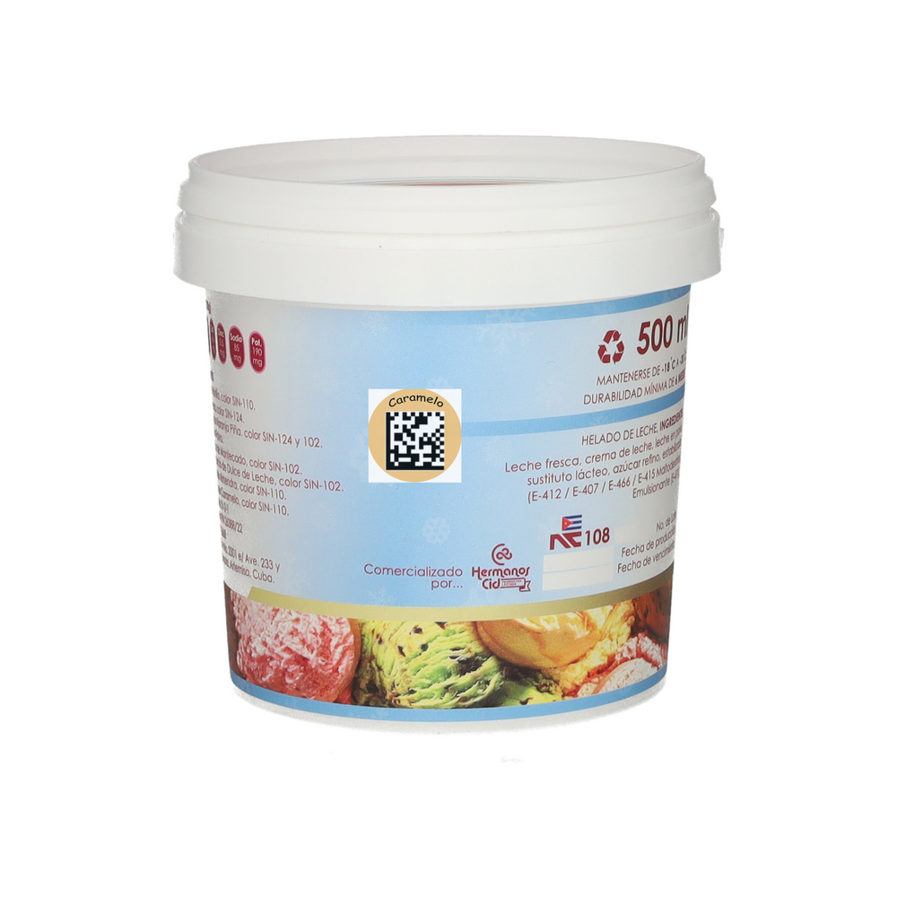 Helado sabor caramelo CID (500 ml) - Miniatura 4