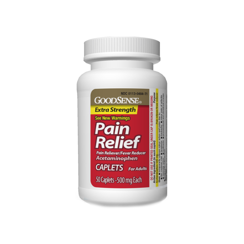 Acetaminofén 500 mg GoodSense (50 tabletas) - Miniatura 2