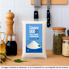 Sal fina común Campo Vivo (500 g / 1.1 lb) - Miniatura 5