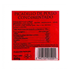 Carne mecánicamente separada de pollo condimentada Polskamp (500 g / 1.1 lb) - Miniatura 3