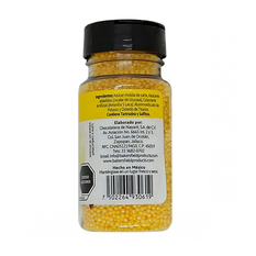 Perlas amarillas para decorar postres Bakersfield (99 g / 3.5 oz) - Miniatura 2