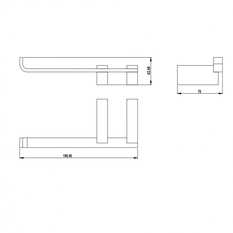 Portarrollos para papel sanitario Gala G5305000 - Miniatura 3