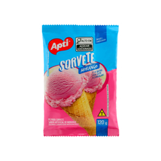 Polvo de helado con sabor artificial fresa Apti (3 x 120 g / 4.23 oz) - Miniatura 2