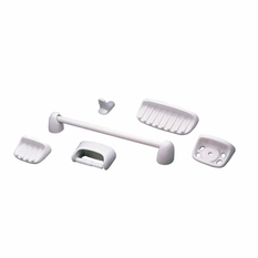 Juego completo de accesorios de porcelana para baño FV - Miniatura 3
