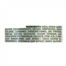 Champú control caspa con pulpa de sábila - aceite de coco y romero Savilé (180 ml) - Miniatura 3
