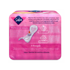 Toallas femeninas regulares sin alas flujo abundante Intima Saba (10 U) - Miniatura 2