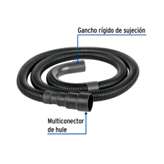 Manguera de desagüe para lavadora Foset - Miniatura 2