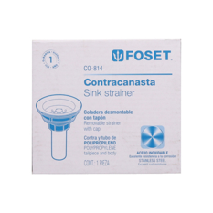 Válvula de fregadero 4" Foset - Miniatura 3