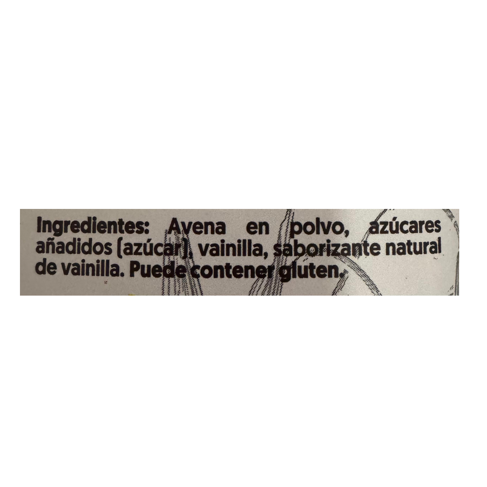 Avena en polvo sabor vainilla Avena Rivero (400 g / 14.11 oz) - Miniatura 3