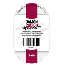 Jamón cocido Ay que rico (907 g / 2 lb) - Miniatura 2