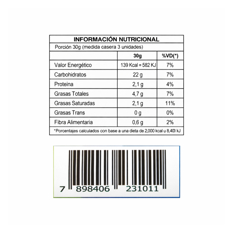 Galletas rellenas sabor mousse de limon Luanitos Luam (110 g / 3.8 oz) - Miniatura 3
