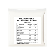 Azúcar blanca Ralpaquet (1 kg / 2.2 lb) - Miniatura 3