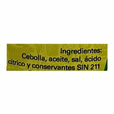 Cebolla molida con aceite El Roble (400 g / 14.10 oz) - Miniatura 2