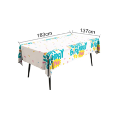 Mantel de plástico para decoración de fiestas Magic - Miniatura 2