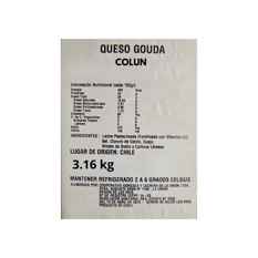 Queso Gouda Colun (3.16 kg / 6.96 lb) - Miniatura 3