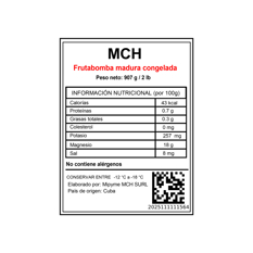 Fruta bomba madura congelada MCH (907 g / 2 lb) - Miniatura 3