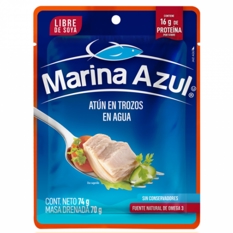 Atún en trozos en agua Marina Azul (74 g / 2.6 oz) - Miniatura 2