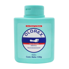 Talco mentolado para los pies Olorex (130 g / 4.58 oz) - Miniatura 2