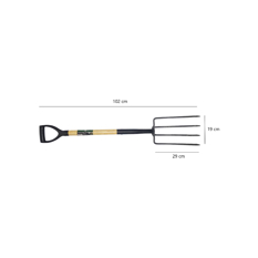 Tenedor de jardín de 4 dientes Relko Gardening Tools - Miniatura 4