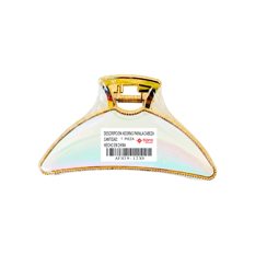 Pinza para el cabello blanco iridiscente Tiara - Miniatura 4