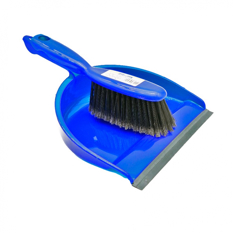 Juego de recogedor y cepillo color azúl Cm Professional - Miniatura 5