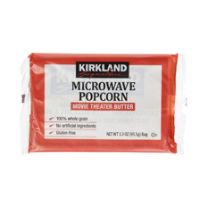 Palomitas de maíz sabor mantequilla para micro-ondas Kirkland (93.5 g / 3.3 oz) - Miniatura 3
