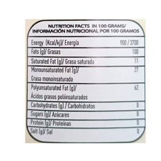 Aceite de girasol refinado YEYA (1 L) - Miniatura 4