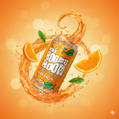 Refresco gaseado sabor naranja Max Booms Boom (330 ml) - Miniatura 4