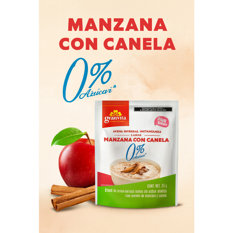 Avena integral instantánea sin azúcar sabor manzana con canela Granvita (35 g / 1.23 oz) - Miniatura 5