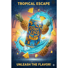 Refresco gaseado de piña Tropi Loco (330 ml) - Miniatura 4