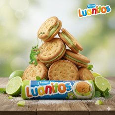 Galletas rellenas sabor mousse de limon Luanitos Luam (110 g / 3.8 oz) - Miniatura 5