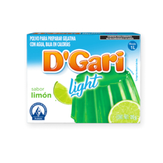 Polvo para preparar gelatina sabor a limón sin azúcar D´Gari (20 g) - Miniatura 2