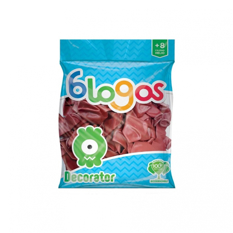 Paquete de globos rojo cereza Blogos Decorator (30 U) - Miniatura 2