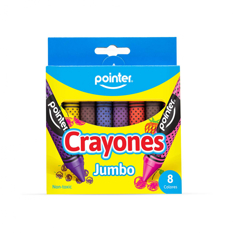 Juego de 8 crayones jumbo Pointer - Miniatura 2