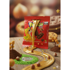 Galletas dulces con relleno sabor a avellana Teens Marilan (30 g / 1.05 oz) - Miniatura 5
