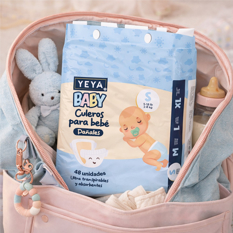 Pañales desechables para bebé talla S YEYA (48 U) - Miniatura 2