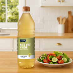 Vinagre de vino blanco YEYA (1000 ml / 34 fl.oz) - Miniatura 5