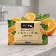 Jabón de tocador con aroma a naranja-menta YEYA ( 150 x 75 g / 2.7 oz) - Miniatura 3