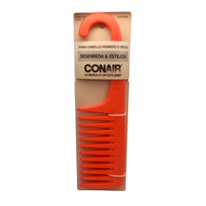 Peine de ducha color naranja para cabello húmedo o seco Conair 84317MXX - Miniatura 2