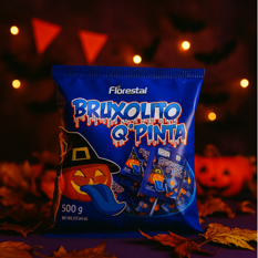 Chambelona que pinta sabor tutti frutti Bruxolito Florestal (500 g / 1.10 lb) - Miniatura 5
