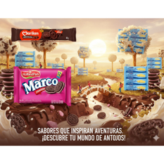 Galletas de chocolate con relleno sabor fresa Marco HollandPark (360 g / 12.69 oz) + Galleta dulce sabor chocolate con relleno sabor a chocolate Marilan (80 g / 2,82 oz) + Galletas con crema sabor vainilla Cremelo Mrs. Bector’s Cremica (440 g / 15.5 oz) - Miniatura 4