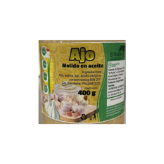 Ajo molido en aceite El Roble (400 g / 14.11 oz) - Miniatura 3